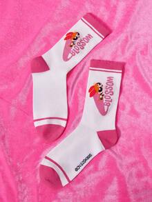 THE POWERPUFF GIRLS X SHEIN 女士船袜 - 彩色 - 查看 3