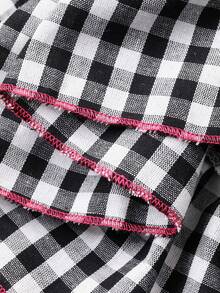 FRIFUL Women's Casual Plaid Ruffle Hem Camisole Dress - Multicolor - View 9