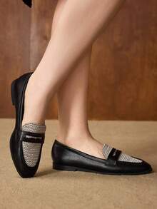 MOTF ZAPATOS PLANOS PARA MUJER CASUALES, CÓMODOS Y VERSÁTILES - Negro - Ver 7