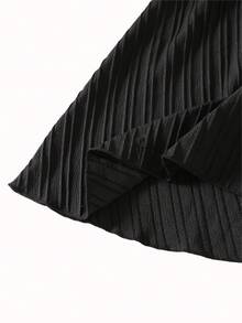 SHEIN 少女3D立体花卉装饰长袖上衣和裙子套装 - 彩色 - 查看 7
