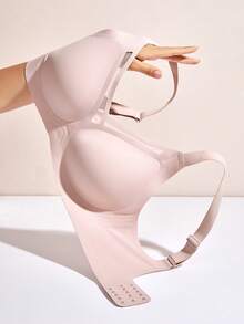 LUVLETTE Plus Dream Curve 2ndSkin 无钢圈粉色无缝网眼休闲文胸 聚拢塑形粘胶基础款 尺码自由文胸 无痕内衣 舒适必备 - 粉色 - 查看 8