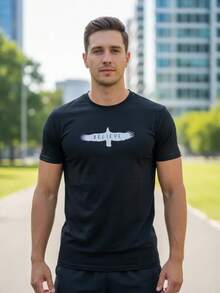 MIL200FIT Men T-Shirts - Black - View 5