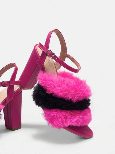 Zl-113-3 Rose Red High Heels