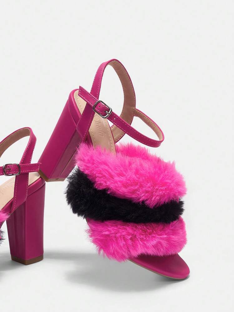 Zl-113-3 Rose Red High Heels