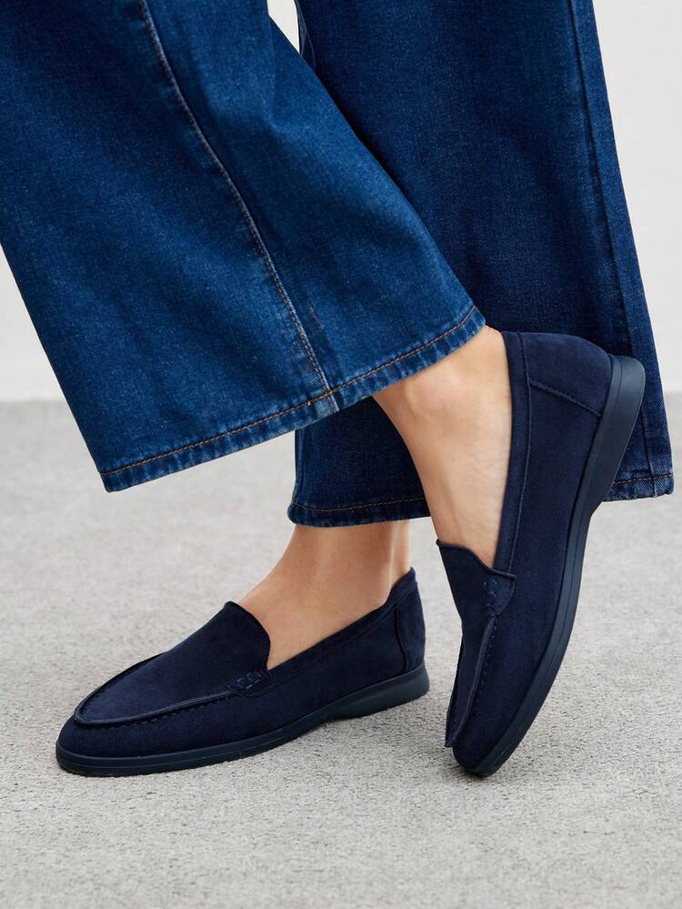 CUCCOO BIZCHIC Women's Casual Comfortable Slip-On Loafers For Daily Commute & Versatile Wear For Christmas Valentine's Day Spring Shoes