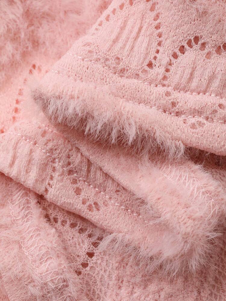 Luxury Elegant Age-Reducing Long Sleeve V-Neck Mink Velvet Lace Rhinestone Patchwork Dress, Fashionable Party Dress