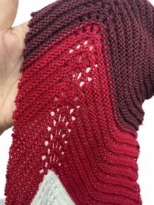 BamGleam Women's Wavy Striped Knit Pants Set, Autumn/Winter