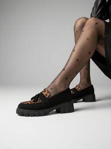 Women Loafers Shoes - Leopard - 查看 1