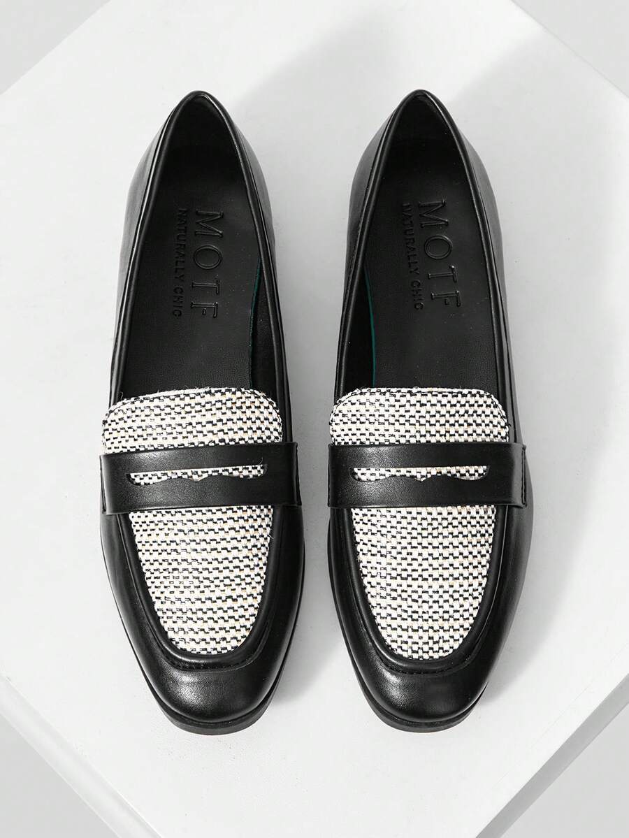 MOTF ZAPATOS PLANOS PARA MUJER CASUALES, CÓMODOS Y VERSÁTILES - Negro - Ver 2