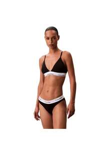 Calvin Klein CK UNDERWEAR Women's Seamless Breathable Classic Fit Gym Sports Daily LV00QF8498-UB1 - Black - View 3