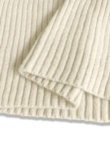 Franclia Women's Winter Solid Color V-Neck Long Sleeves Metal Buckle Belt Waist Elastic Knitted Pullover Sweater, Winter Cozy Fall And Winter - Apricot - View 8