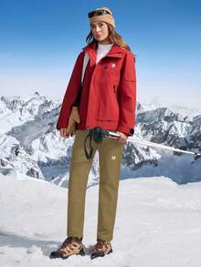 In My Nature Women's Outdoor Ski, Camping, Hiking Pants For Autumn/Winter - Mocha Brown - View 7