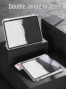 HARRY POTTER X SHEIN 透明亚克力蓝色龙鸟字母图案翻盖保护套，兼容 iPad Mini 4/ Mini 5/ Mini 6/ Mini 7/Air/Air 2/9.7/10.5/10.2/Air 4/Air 5/10.9/Pro 11/10/2024 Air 11 (M2)/Pro 11 (M4) 2024/Air 11 英寸 (M3) 2025/iPad (A16) 11 英寸第 11 代 2025 款。高透明度保护套，产品不含触控笔。部分型号在边框内设有内置触控笔插槽。 - 彩色 - 查看 8