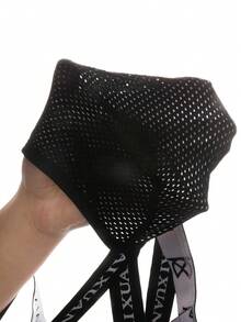 WENEZON 男士性感低腰网眼三角裤，适合情侣约会，情侣礼物 - 黑色 - 查看 8