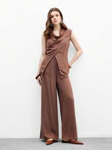 CUCCOO BIZCHIC Giày bệt mũi nhọn thời trang nữ đa năng, giản dị, tối giản - màu nâu - Xem 6