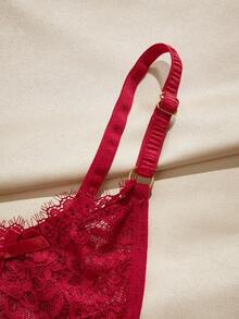 Charlaine 3条装女士低腰蕾丝丁字裤，随机心形图案 - 彩色 - 查看 4