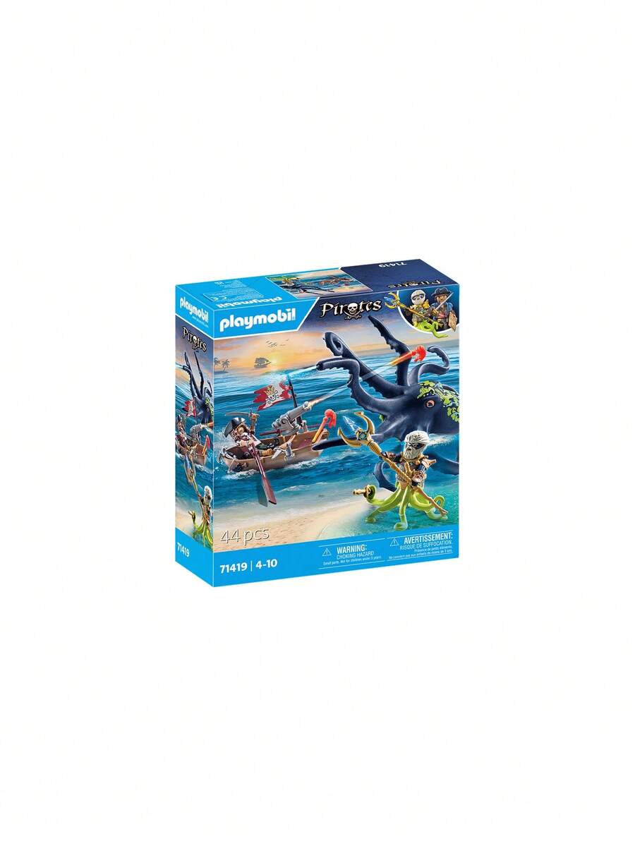 Playmobil Pirates Kampf Gegen Den Riesenoktopus BOYS FIRST 71419 - Multicolor - View 1