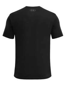 Under Armour Boxed Men's Sports Short Sleeve White - Black/Graphite-001 - View 2