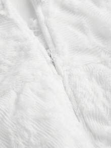 SHEIN Girlism Teen Girl Y2K Style White Lace Ruffle Hem Mini Skirt, Summer - White - View 4