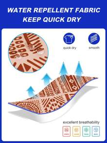 Manfinity VDAYZ Męskie, swobodne, plażowe szorty z nadrukiem na całej powierzchni