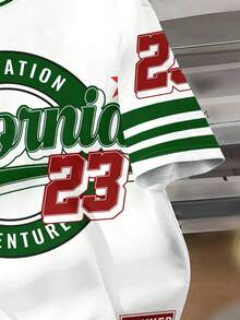 23 Áo thun cổ tròn tay ngắn tối giản thường ngày cho bé trai tuổi teen CALIFORNIA, phù hợp cho mùa hè - Nhiều màu - Xem 4