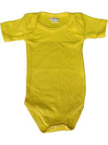 Pañalero liso color Amarillo 100% algodóno - Amarillo - Ver 2