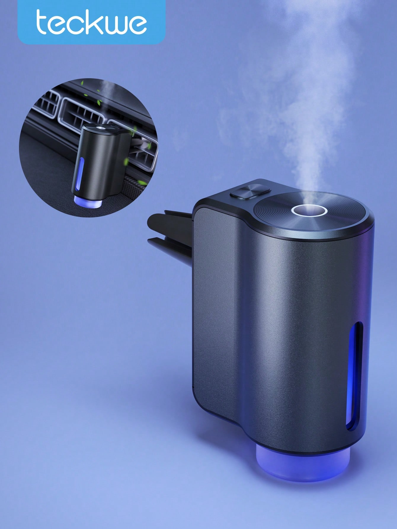 Teckwe منعش هواء السيارة الذكي مع أوضاع قابلة للتع...