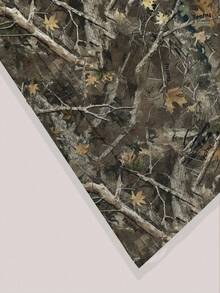 SHEIN Women's Branch Print Long Sleeve Zip Front Hoodie And Flare Pants Casual 2 Pieces Set - Multicolor - View 3