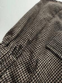 Rustia Quần short mini cạp thấp kẻ caro nâu kiểu retro cỡ lớn, gợi cảm, thích hợp cho mùa thu/đông nghỉ dưỡng, thời trang, mùa thu, Giáng sinh, thanh lịch, công sở thường ngày, cạp thấp, áo khoác ngoài, quần short kiểu sinh viên. - Nhiều màu - Xem 9
