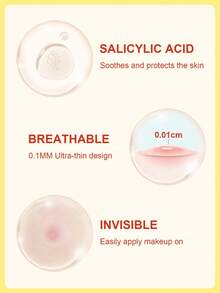 Hydrocolloid Acne Pimple Day patch For Face,12 PCS,Waterproof & Breathable Acne Cover Patch,Mild And Non-irritating, For Facial Skin Care,For Covering Zits and Blemishes - Day - View 2