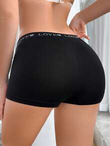 6条/套 爱心无缝舒适女士三角内裤，隐形内裤 - 彩色 - 查看 4