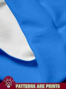 Manfinity Campus Court 男士撞色印花圆领休闲长袖套头卫衣 - 彩色 - 查看 3