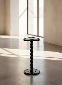 Cirelle New Modern Round Wooden Side Table - Versatile Mini Table Suitable For Various Spaces, Movable Furniture, Solid Wood Legs, Modern Decor Style, Applicable For Living Room, Bedroom, Corner, Office, Bar Counter, Home Decor, Gifts, Coffee Corner Desk (Natural Material) - Multicolor - View 10