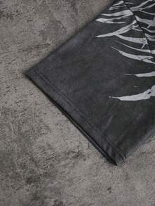 Manfinity Dauomo Camiseta holgada y de alta calidad para hombres, estilo "Berserker". Un gran regalo para la familia, que refleja la moda actual. - Multicolor - Ver 5