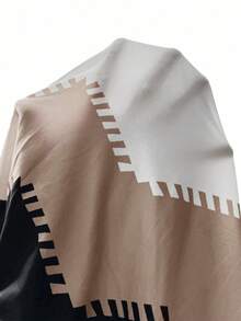 EMERY ROSE 圆领长袖波浪条纹休闲迷你连衣裙 - 彩色 - 查看 3