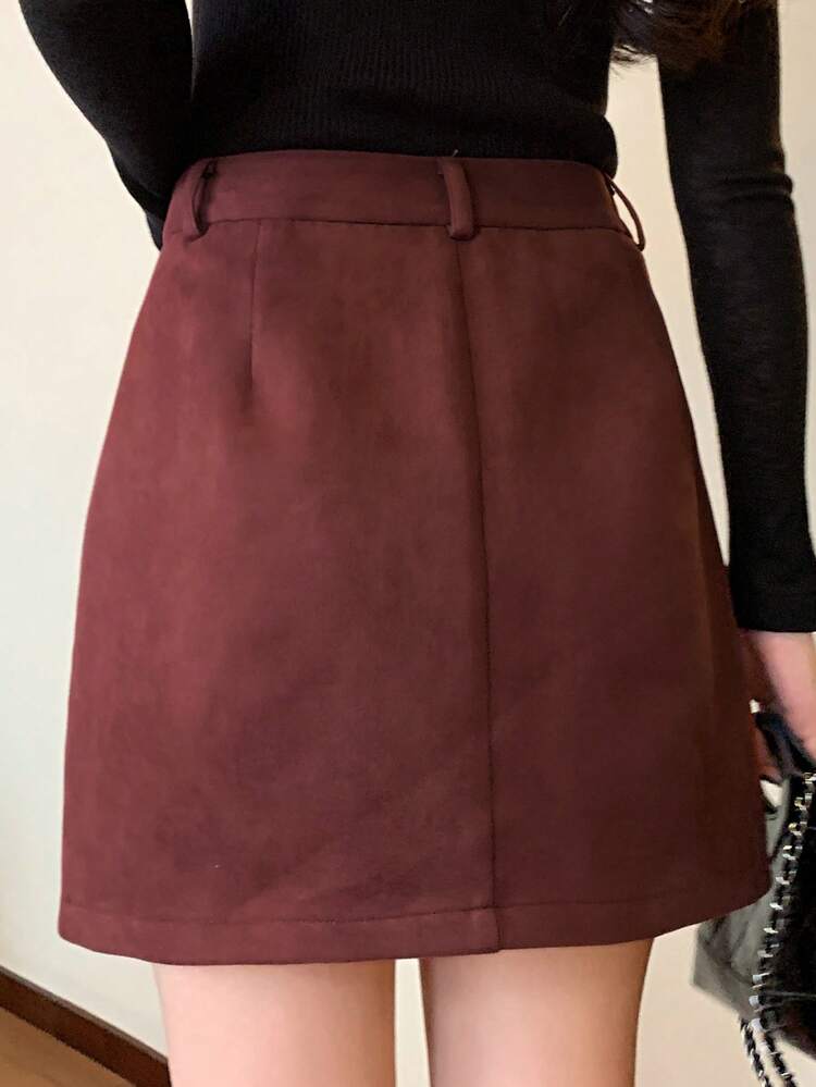 Women's Fashionable Versatile Commuter Skirt, Autumn/Winter