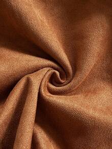 Soleia 女士夏季度假米色针织提花单肩修身下摆开衩抽绳褶皱吊带背心，适合派对、约会、情人节、复活节、狂欢节、下午茶、海滩、邮轮、城市度假等场合。 - 棕色 - 查看 7