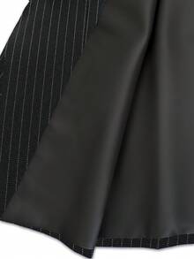 Manfinity Mode 时尚英伦绅士之选，派对宴会西装，休闲西装套装 - 黑色 - 查看 6