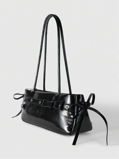 Grunge Punk Women's Punk Style Fashion Heart Decor Shoulder Bag