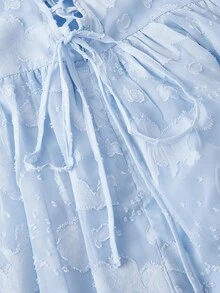 Women Midi Dresses - 藍色 - 查看 3