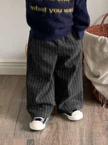 DAZY Toddler Boys' Casual Striped Loose Straight Leg Pants