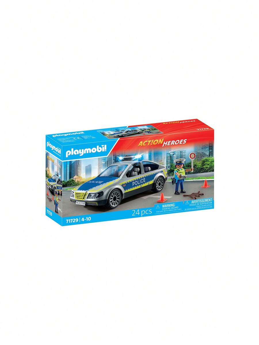 Playmobil Police Patrol Car BOYS FIRST 71729 - Multicolor - View 1