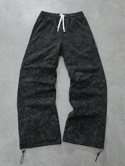 Street Life Pantalon de survêtement décontracté à cordon de serrage pour hommes