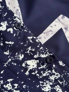 Maweii فستان كاجوال طويل الأكمام مطبوع بطراز عتيق أحمر اللون، مناسب للحفلات في فصلي الخريف والربيع، مقاس كبير