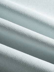 PAVTROS 男士字母刺绣圆领休闲宽松短袖T恤 - 灰色 - 查看 10