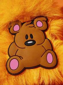 GARFIELD | SHEIN Plush Cute Cartoon Hair Claw Clip,Gifts, Hair Jaw Clip, Hair Clamps, Hair Clutch, Hair Catcher Clip - Orange - View 7