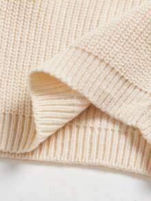 SHEIN 2件套男婴宽松休闲舒适圆领套头毛衣 - 彩色 - 查看 8