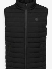 Chaleco Acolchado Casual de Hombre con Bolsillos Laterales  Tono Gris Carbón
Chaleco para Clima Frío de Hombre con Textura Suave y Cierre Completo Gris Oscuro
Chaleco Deportivo y Casual para Hombre con Cuello Alto y Diseño Acolchado - Negro - Ver 4