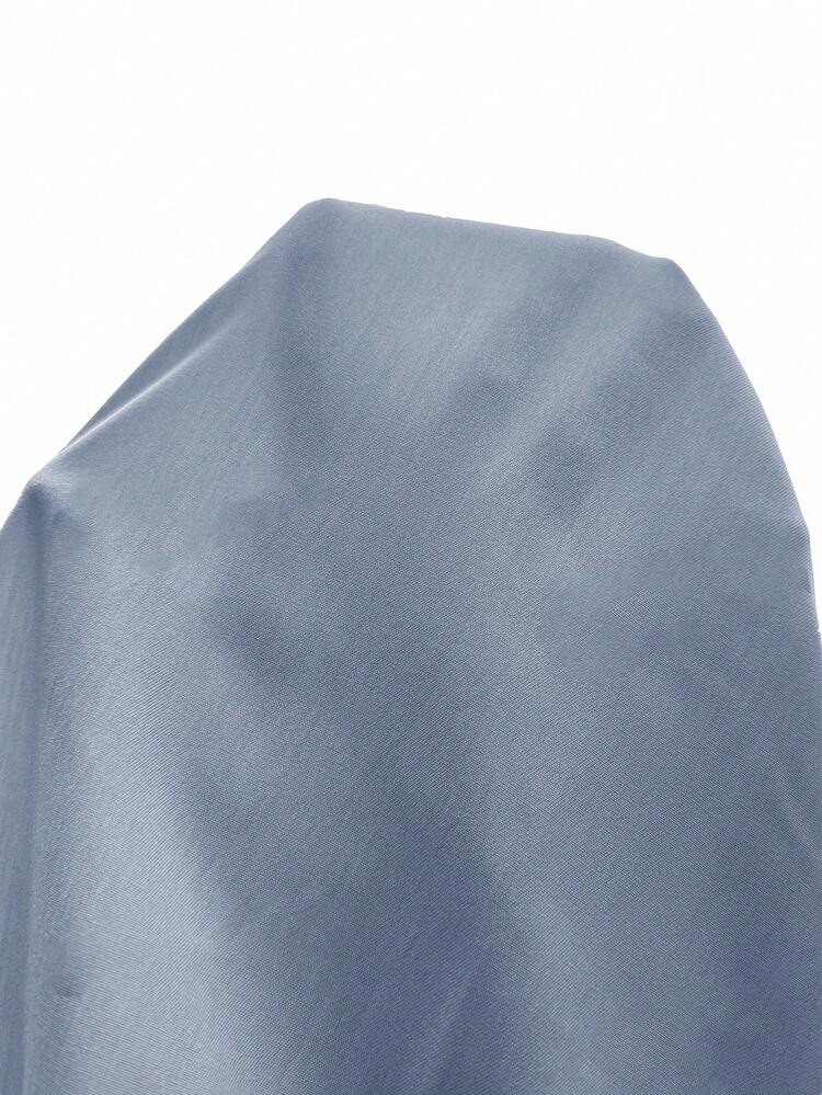 KIZN Mit Nieten verzierte Jeans mit hoher Taille und geradem Bein, mit Metallpyramiden-Nieten verzierte Denimhose für Festival-Edgy-Streetstyle