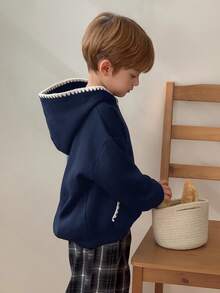 DAZY 男童运动衫 - 藏蓝色 - 查看 1